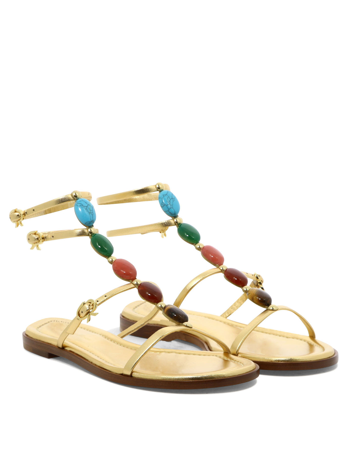 SHANTI 05 Women's Gold Sandals - SS24 Collection