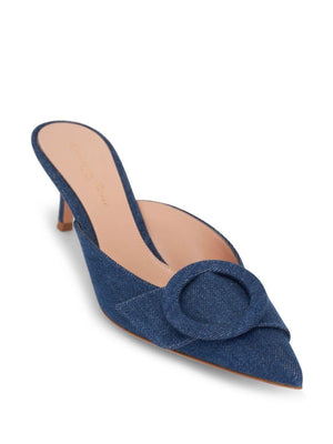 GIANVITO ROSSI Must-Have Denim Flats for the SS24 Season