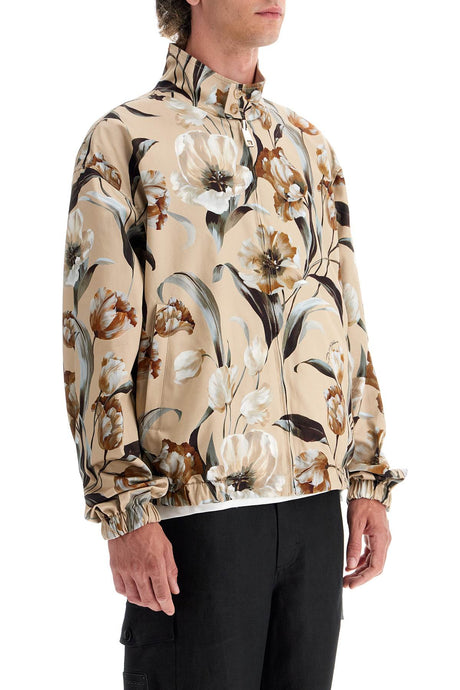 DOLCE & GABBANA Reversible Floral Harrington Jacket