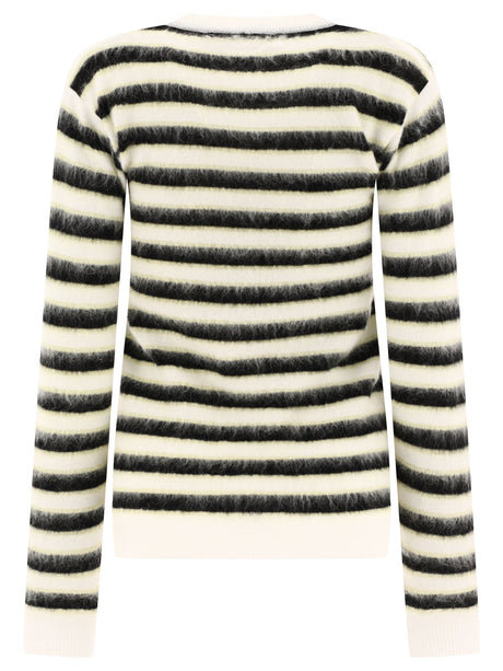 MARNI Striped Mohair Sweater for Women