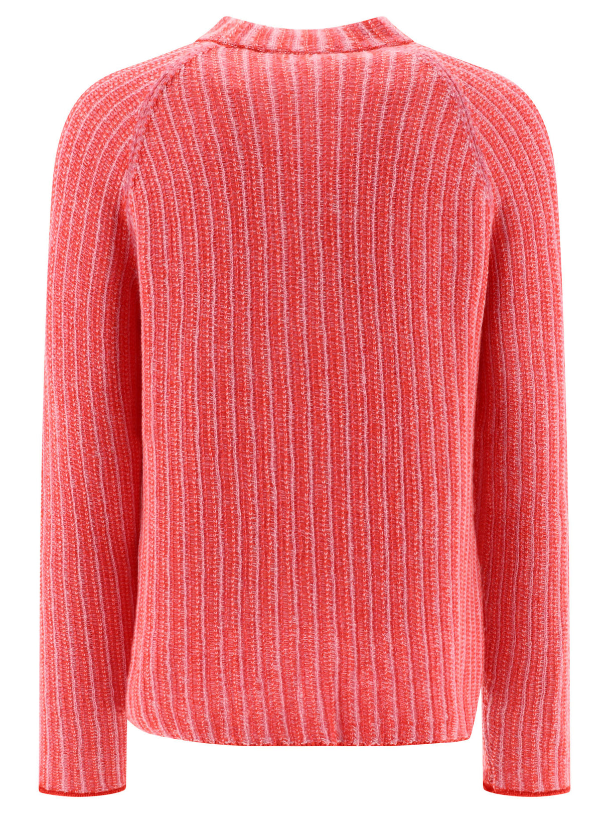 メンズ用赤色グラデーションストライプセーター - FW24コレクション