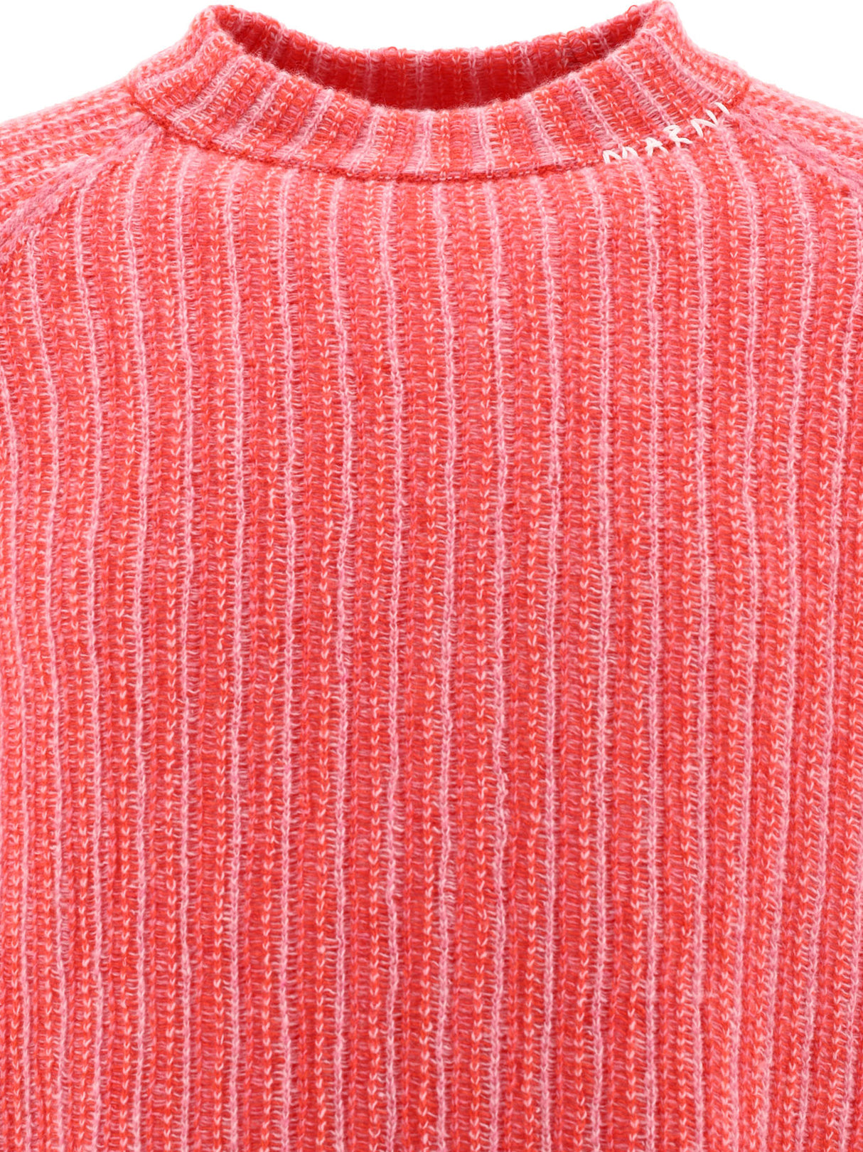 メンズ用赤色グラデーションストライプセーター - FW24コレクション