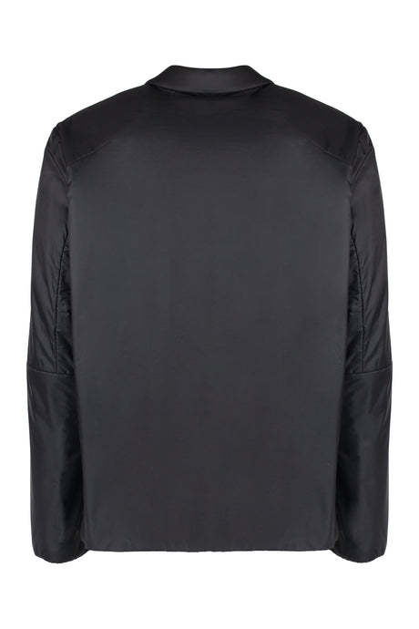 HERNO Men's Black Water-Resistant Raincoat for SS24