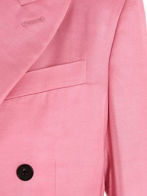 Áo khoác đơn giản SS23 màu hồng & tím cho phụ nữ