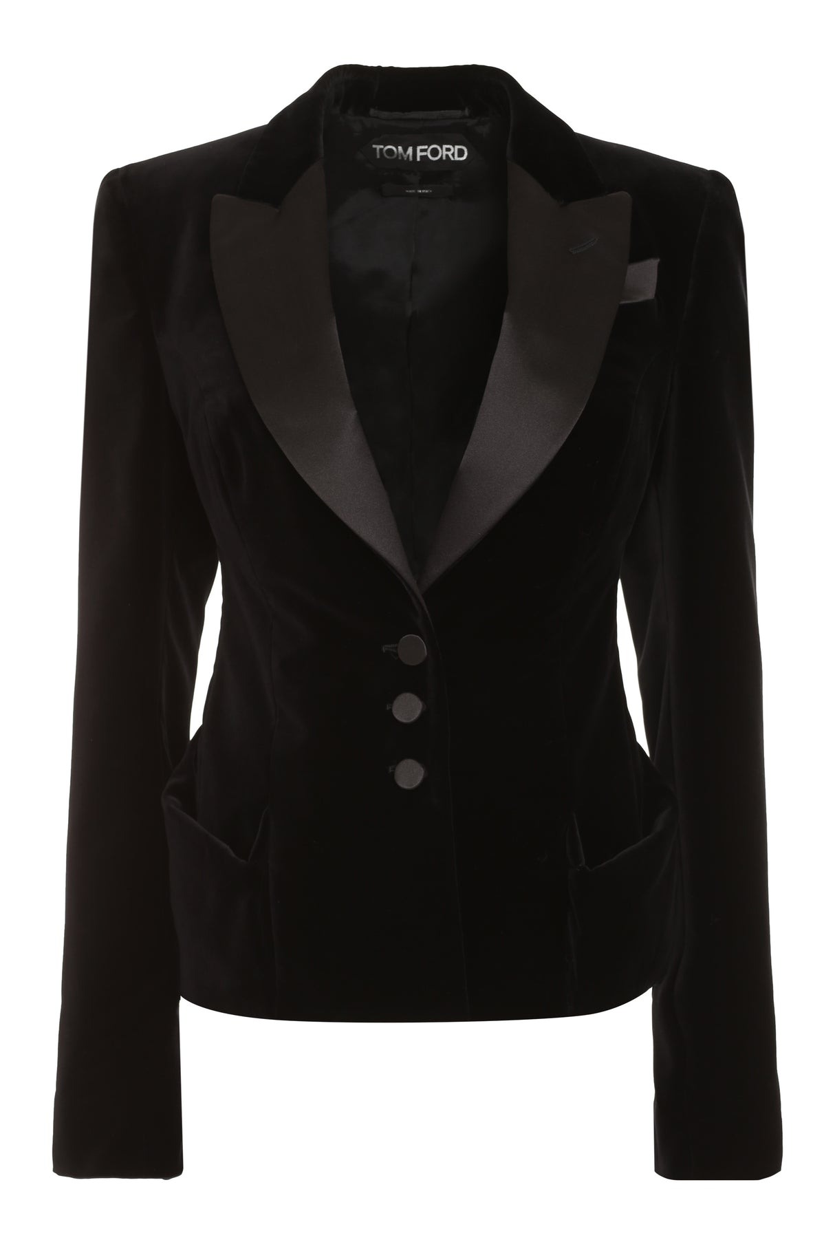 Áo khoác lụa đen tinh tế cho phụ nữ