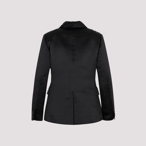 女性向け黒ウールジャケット - SS23 コレクション
