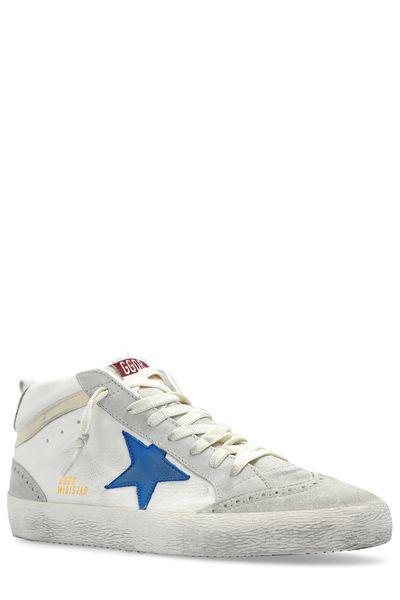 GOLDEN GOOSE Men's White/Blue/Silver Sneakers for FW24