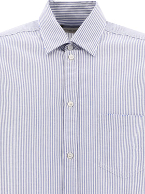 Striped Shirt for Men in Classic White
