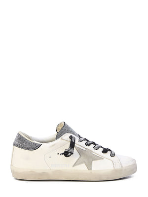 Vintage White Leather Sneakers for Women