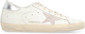 GOLDEN GOOSE Luxury Superstar Sneakers - White/Silver/Platinum