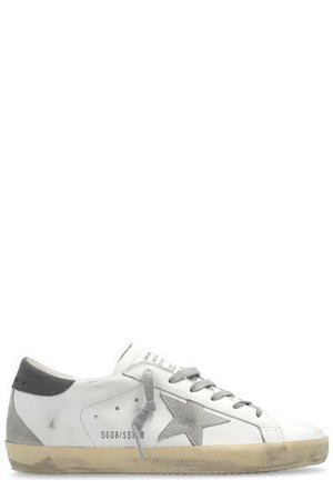 GOLDEN GOOSE White and Grey Winter Sneakers for Women - FW24 Collection