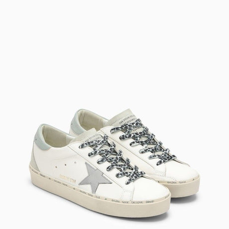 White Low Top Sneakers with Platform Sole for Women