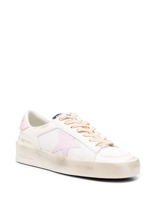 Distressed Leather Sneakers for Women