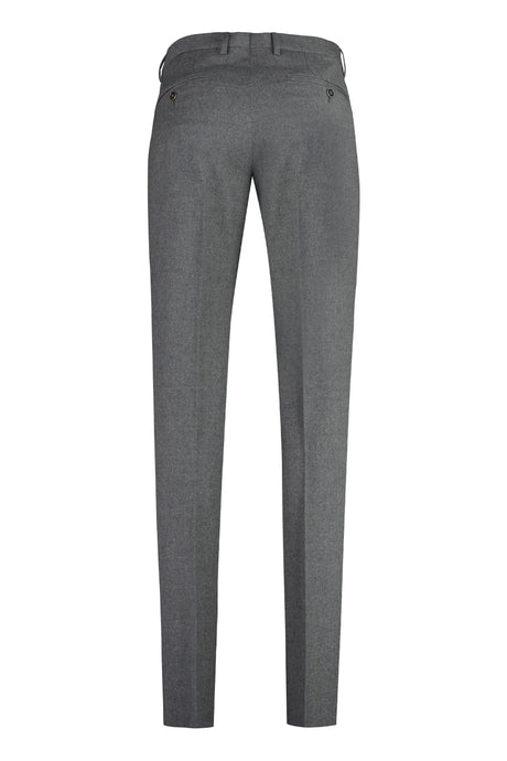 DOLCE & GABBANA Men's Grey Wool Trousers for FW23