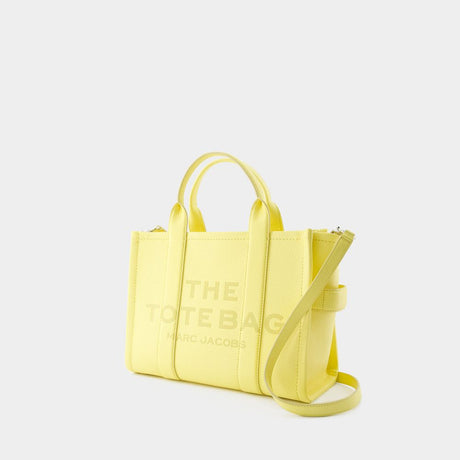 MARC JACOBS Sunshine Yellow Leather Medium Tote Handbag for Women