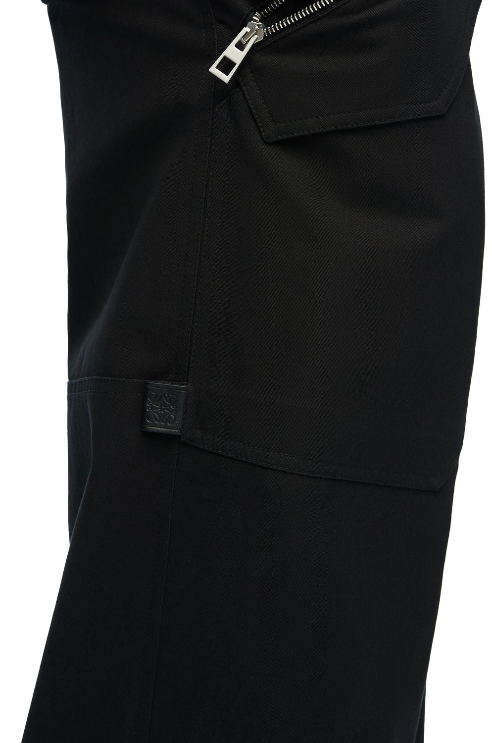 LOEWE Black Cargo Trousers for Men - SS24 Collection