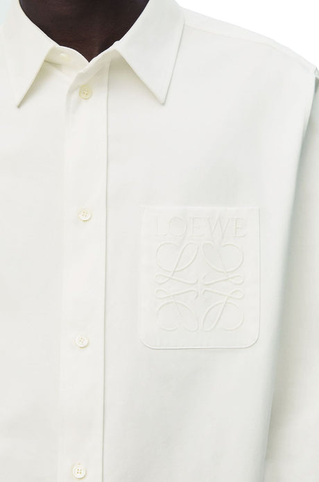 LOEWE Elegant White Tailored Shirt
