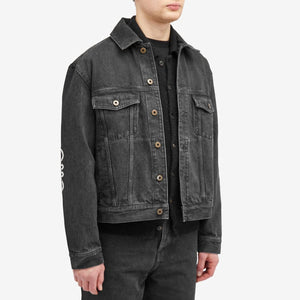 LOEWE Sleek Black Anagram Jacket for Men