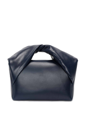 JW ANDERSON Navy Handbag with Shoulder & Crossbody Options for Women