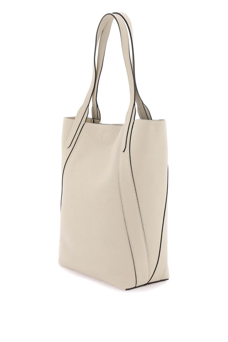 Grained Leather Bayswater Tote Handbag - Neutral