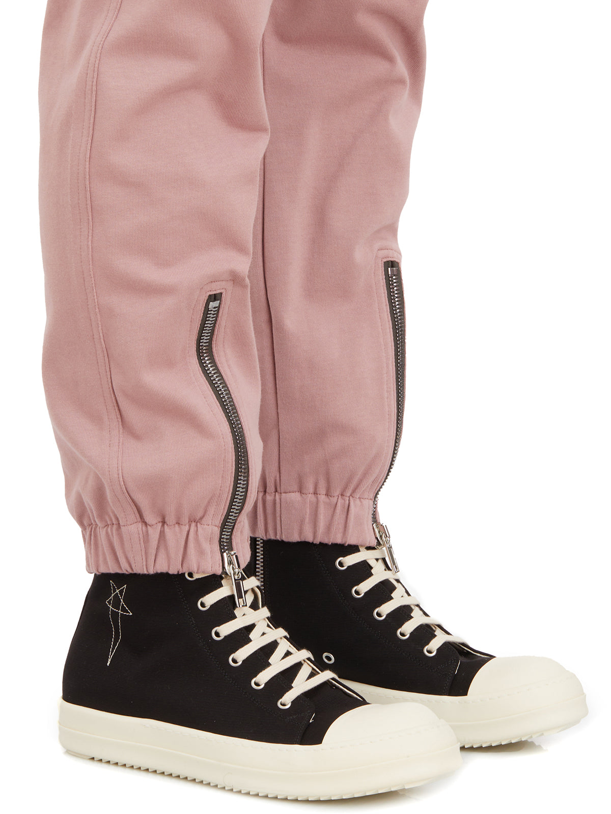 粉色棉质运动长裤男士版 SS24