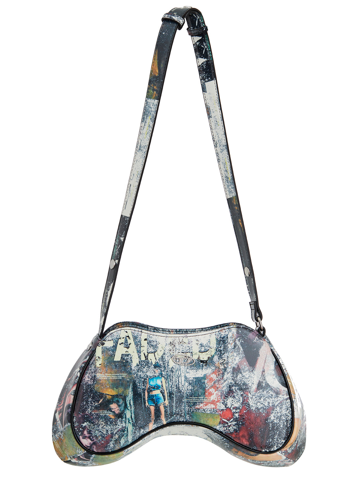 DIESEL Multicolor Leather Shoulder Bag for Women - Limited Edition