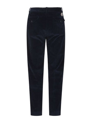 MONCLER Classic and Chic Corduroy Trousers for Men - FW23 Season