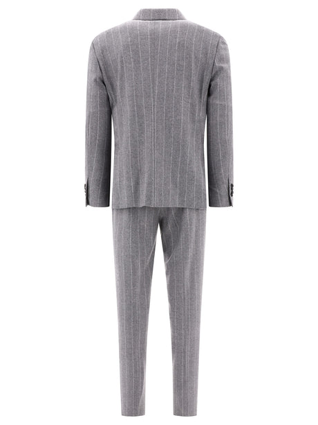 LARDINI Men's 2024 Gray 24FW Suits Set