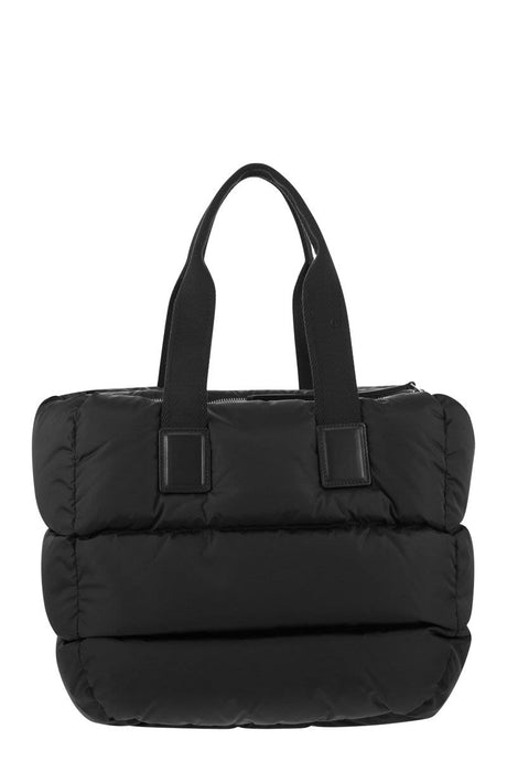 Balo túi đeo vai đen Moncler SS24 cho phụ nữ