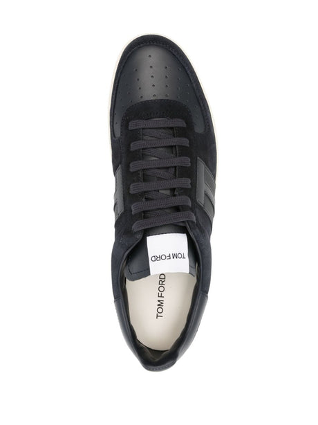 TOM FORD Midnight Elegance Suede Leather Sneakers