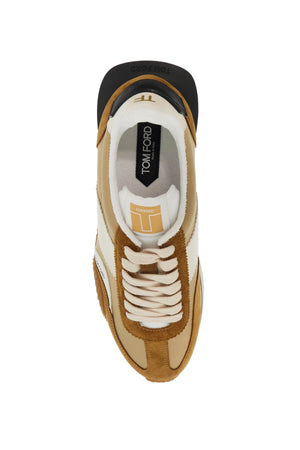 TOM FORD TECHNO CANVAS AND SUEDE 'JAMES' Sneaker