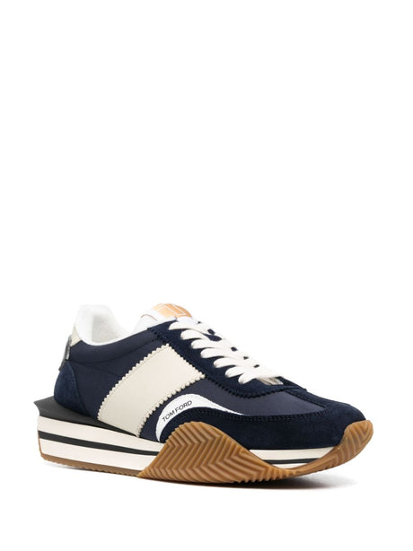 TOM FORD Midnight Strider Suede Sneakers