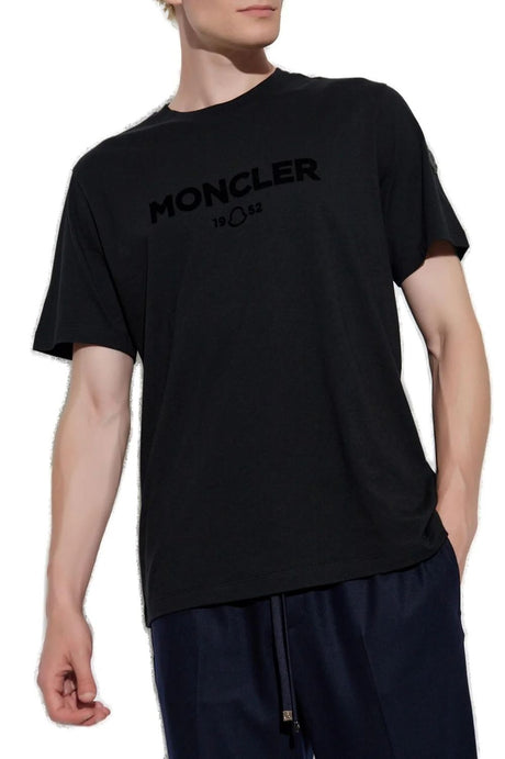 MONCLER Luxury Leather Tee for Men - FW24 Collection