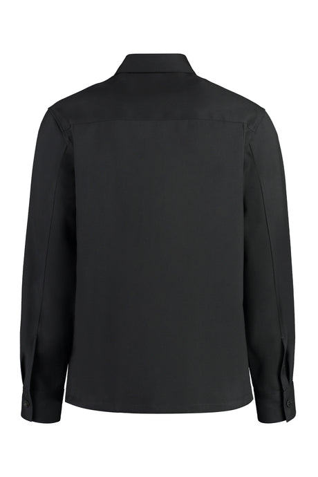 JIL SANDER Classic Black Wool Shirt for Men