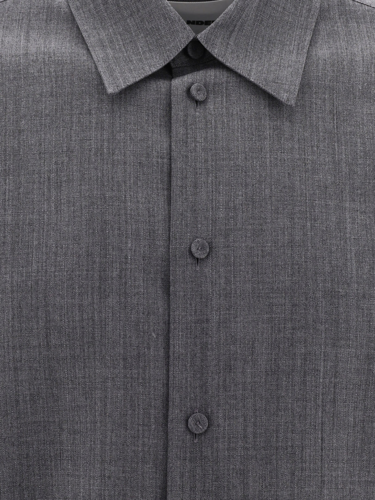 男士羊毛衬衫 灰色 - 2024秋冬系列