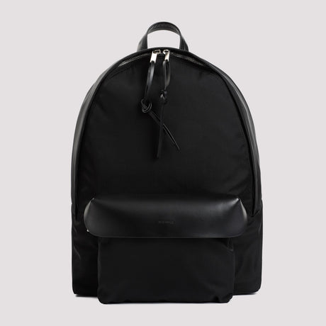 JIL SANDER Black Lid Backpack for Men