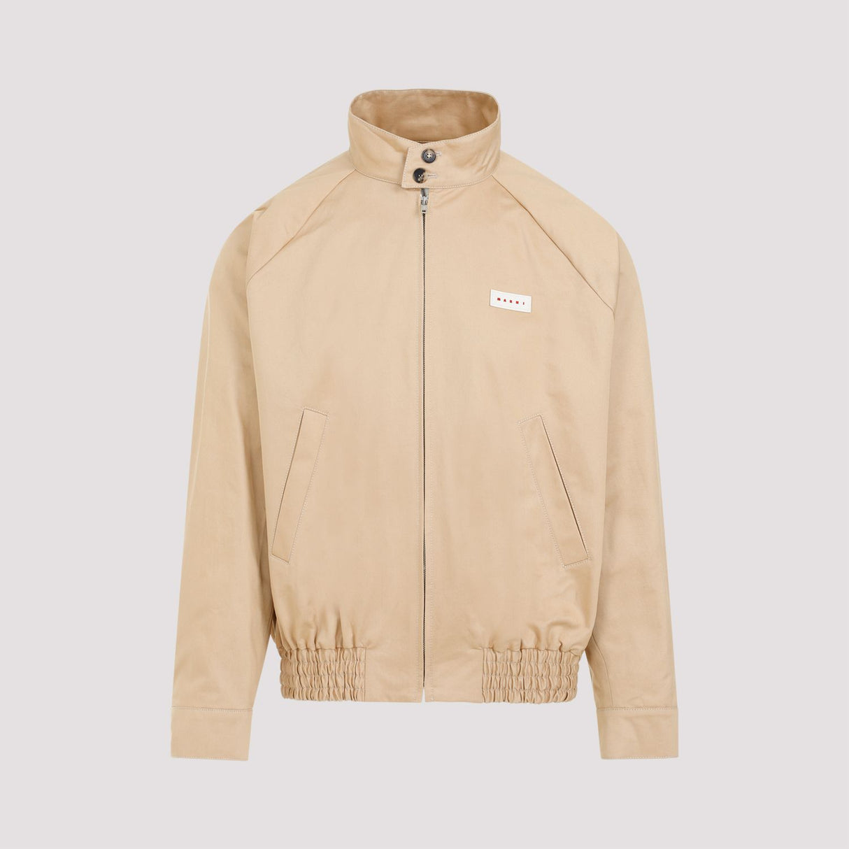MARNI Beige Cotton Jacket for Men - SS24 Collection