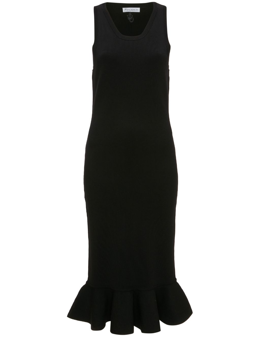 FW23季节女士黑色长袖连衣裙