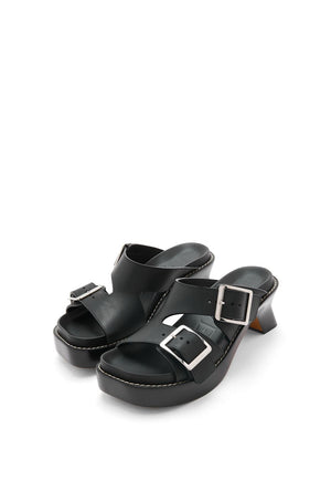LOEWE Easy Black Sandals for the Modern Woman