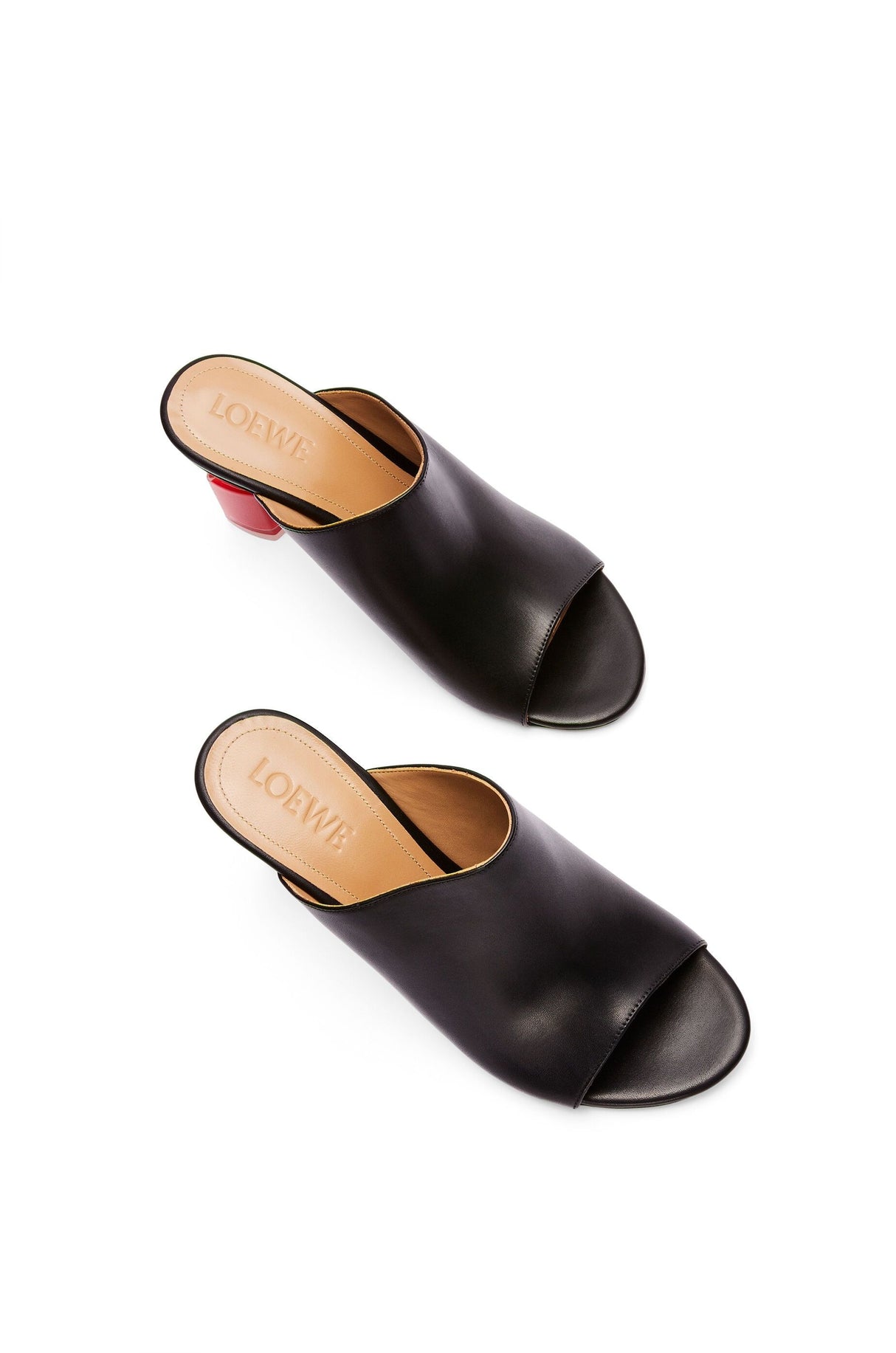 時尚黑紅短暫 – SS23系列女士涼鞋