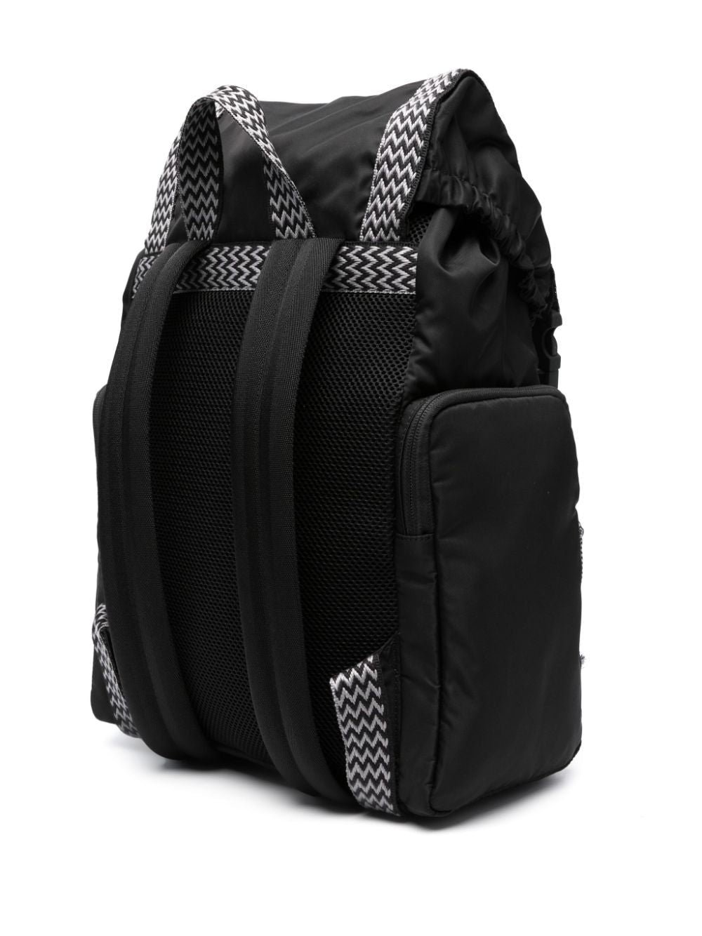 LANVIN Sleek Black Curb Backpack for Men - SS24