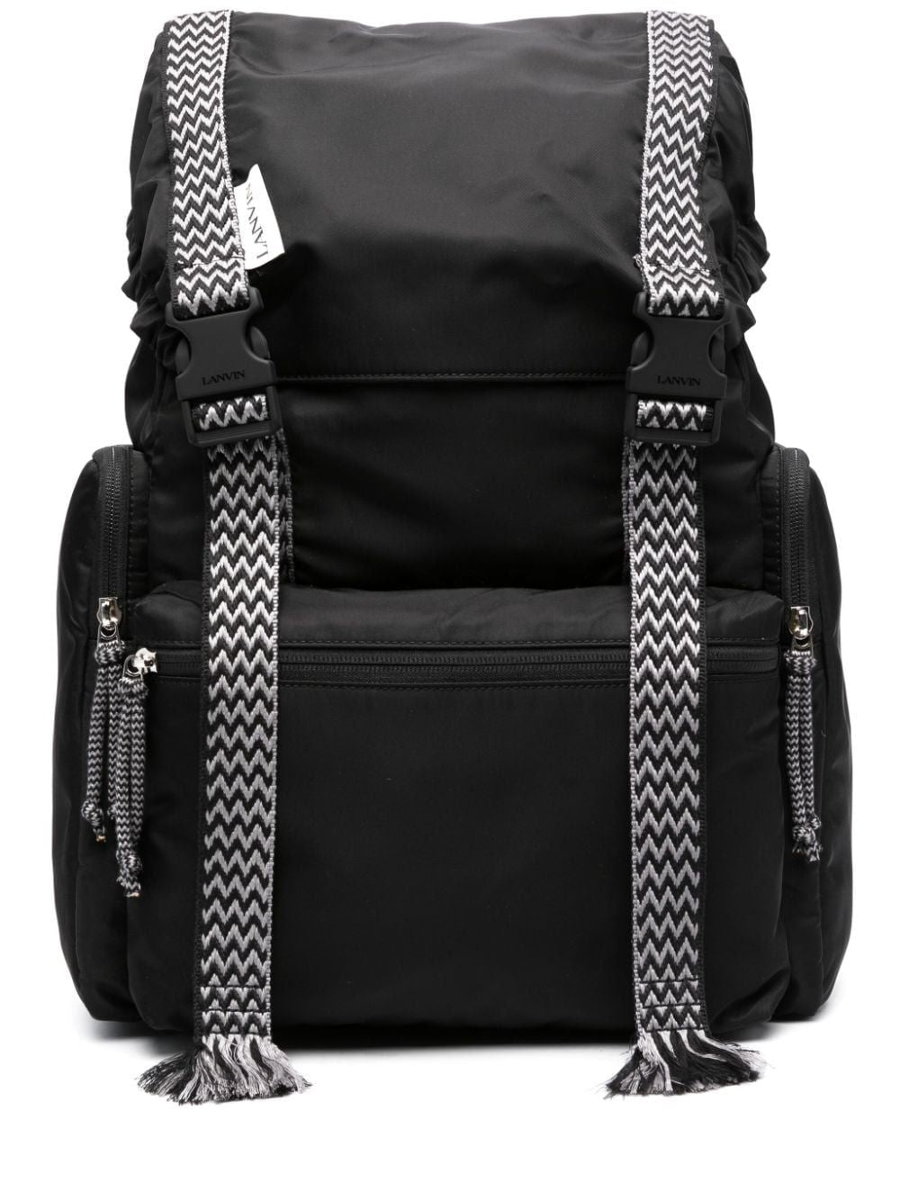 Sleek Black Curb Backpack for Men