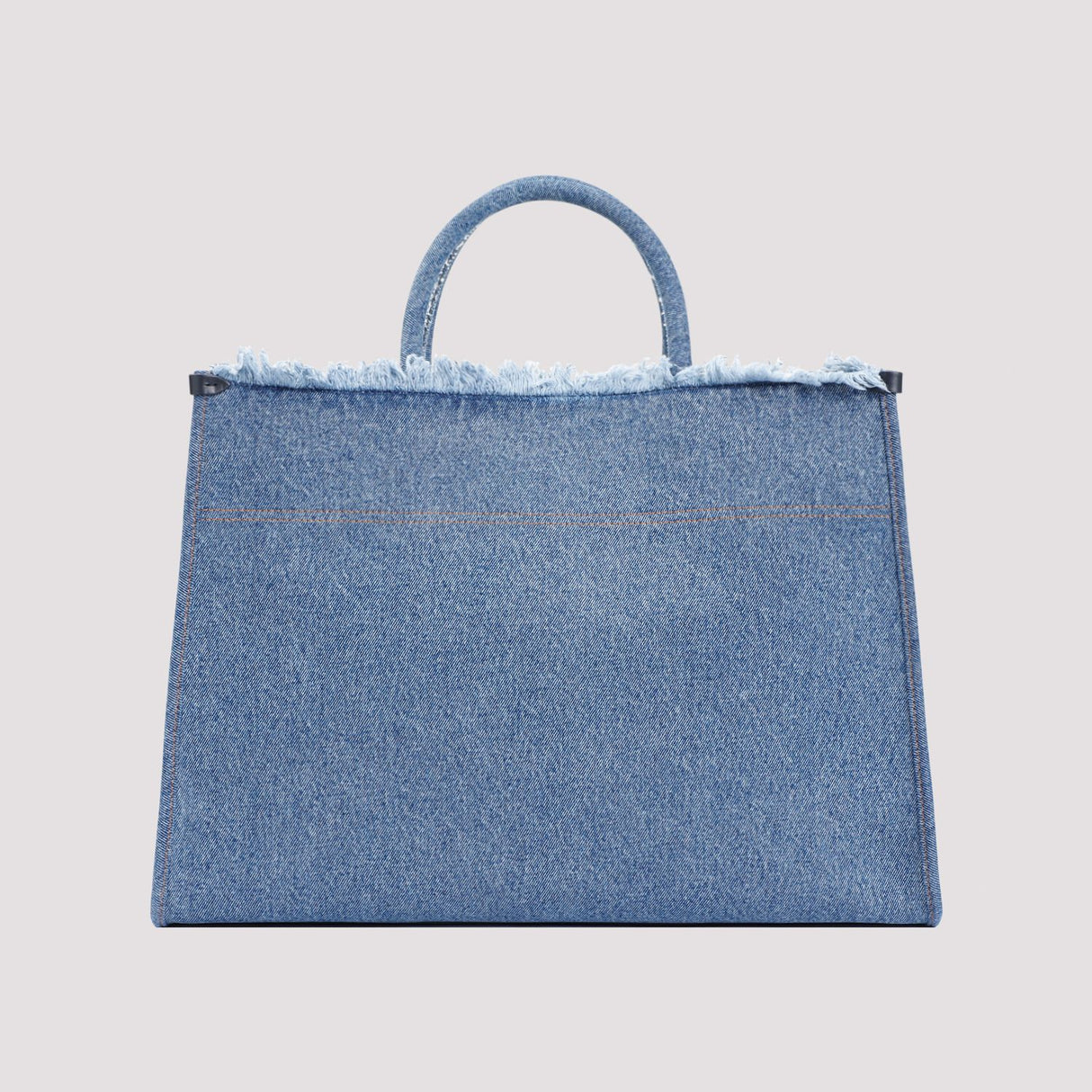 Túi xách tay bằng vải cotton xanh dành cho nữ - Bộ sưu tập SS24