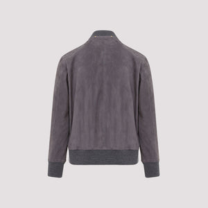 PAUL SMITH REGULAR FIT SUEDE BOMBER JACKET
