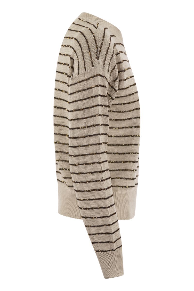 BRUNELLO CUCINELLI Nude Cotton Pullover for Women - SS24 Collection