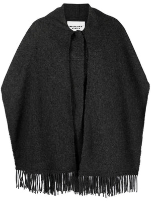 女士炭燒羊毛混紡圍巾 - FW23系列