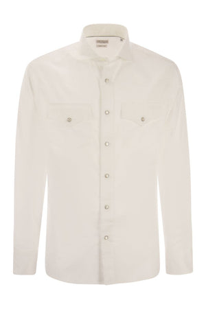 Easy Fit 棉質鈕扣衫 | 輕盈舒適的男士休閒衫，只為設計自由打扮而生