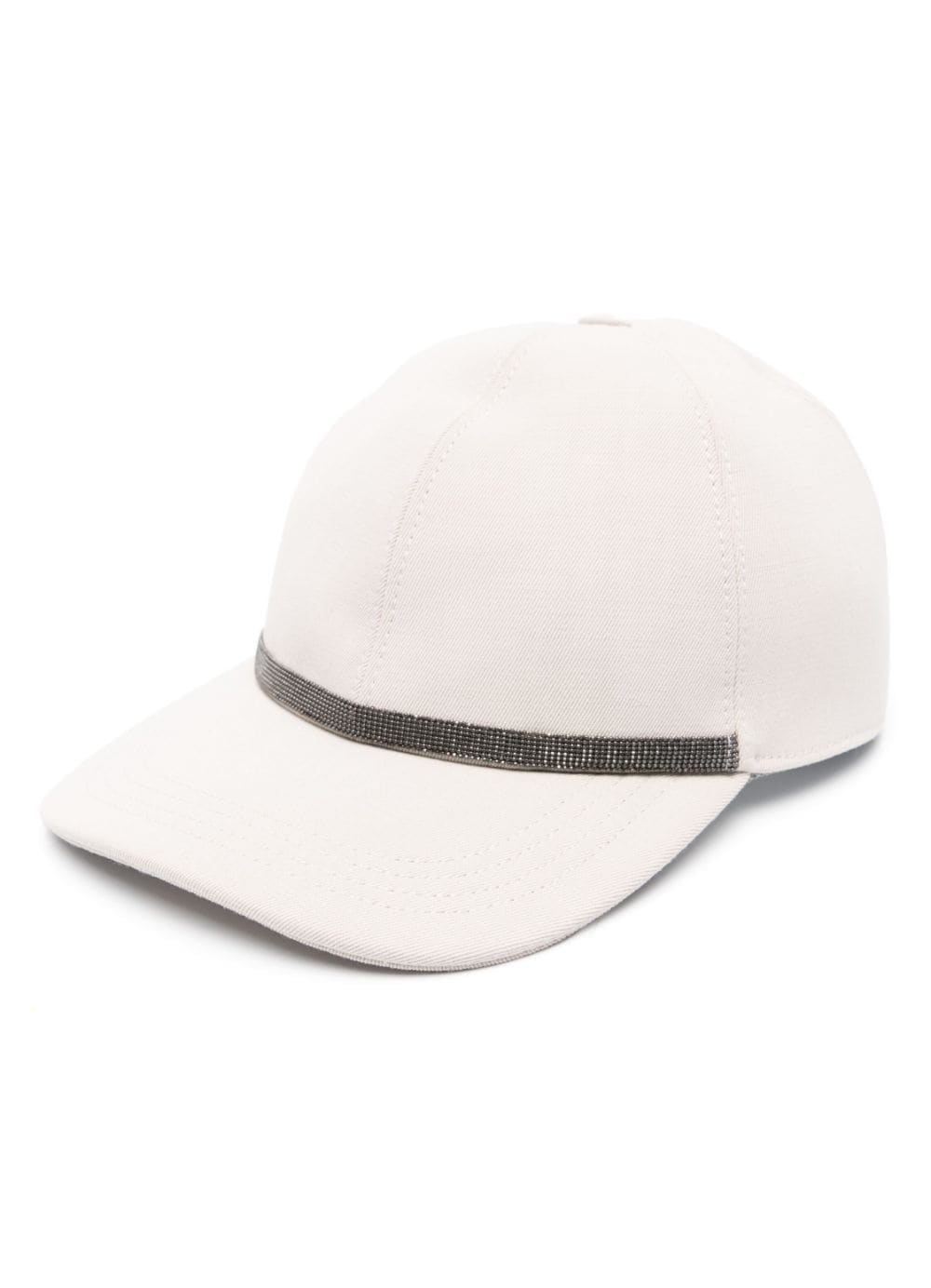 白色暗纹棒球帽