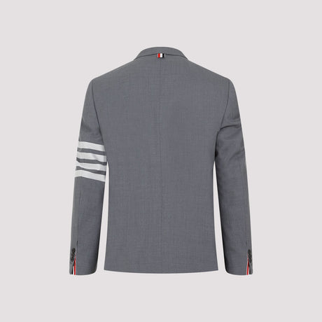 THOM BROWNE Blue Wool Blazer for Men - FW23 Collection