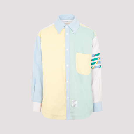 THOM BROWNE Multicolour Cotton Shirt Jacket for Men - Fun and Stylish